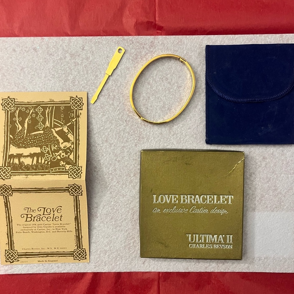 Vintage 1970 Charles Revson/Aldo Cipullo love bracelet **SALE PENDING